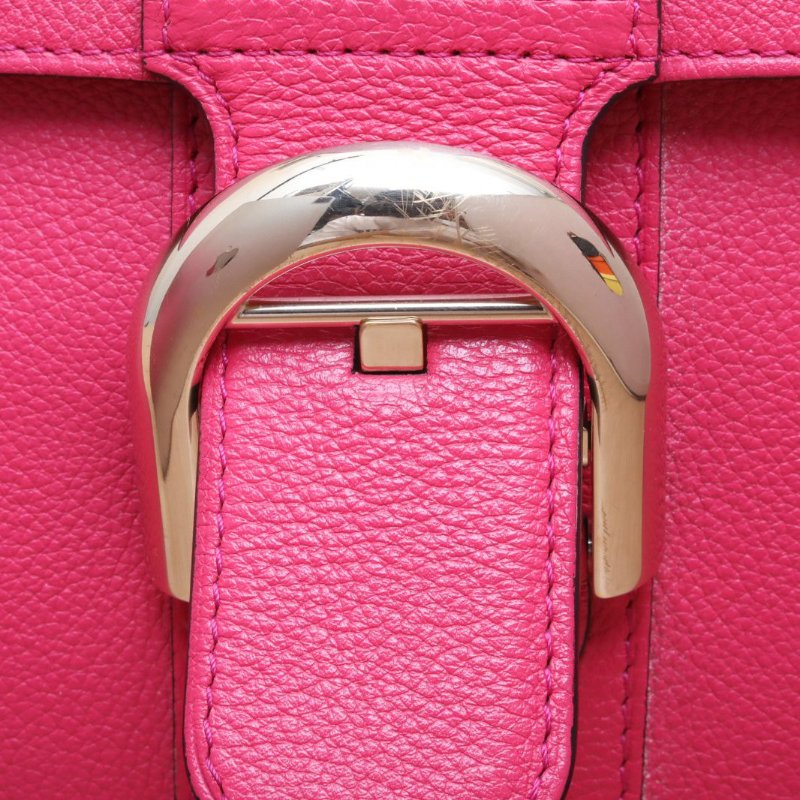 Brillant MM 中 29 玫紅 皮革C 金扣-5