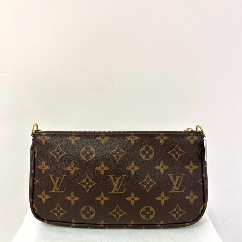 LV(M)粉背帶三合一麻將包-3