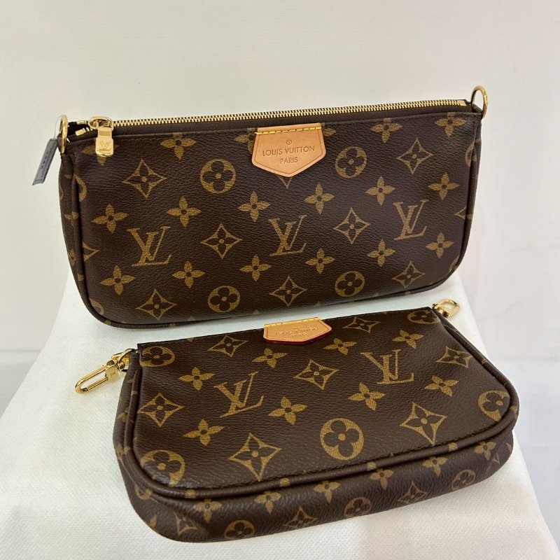 LV(M)粉背帶三合一麻將包-5