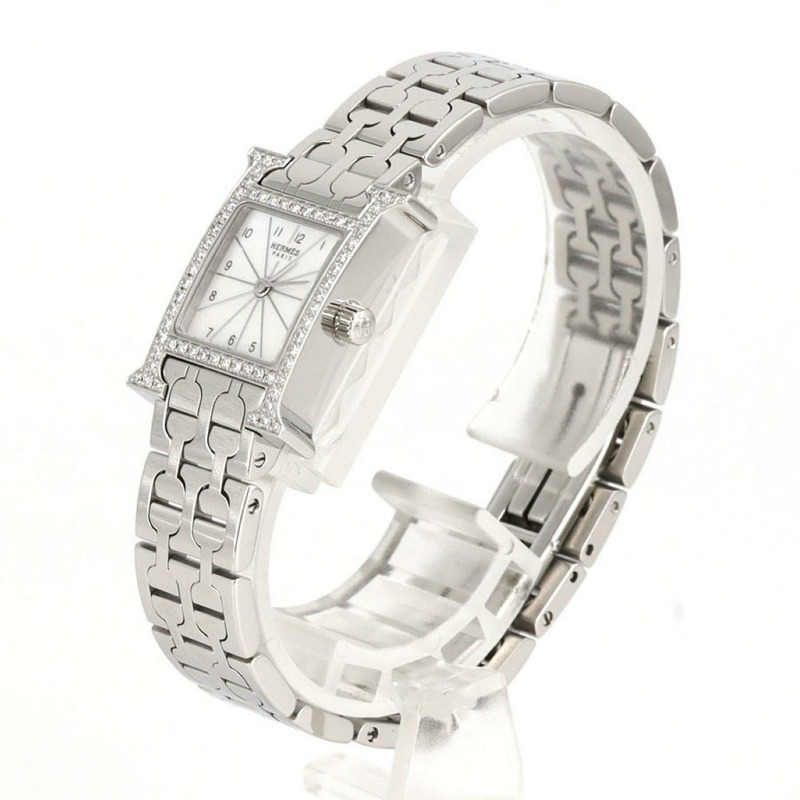 愛馬仕 H Watch D HH1.130 SS 石英腕錶-1