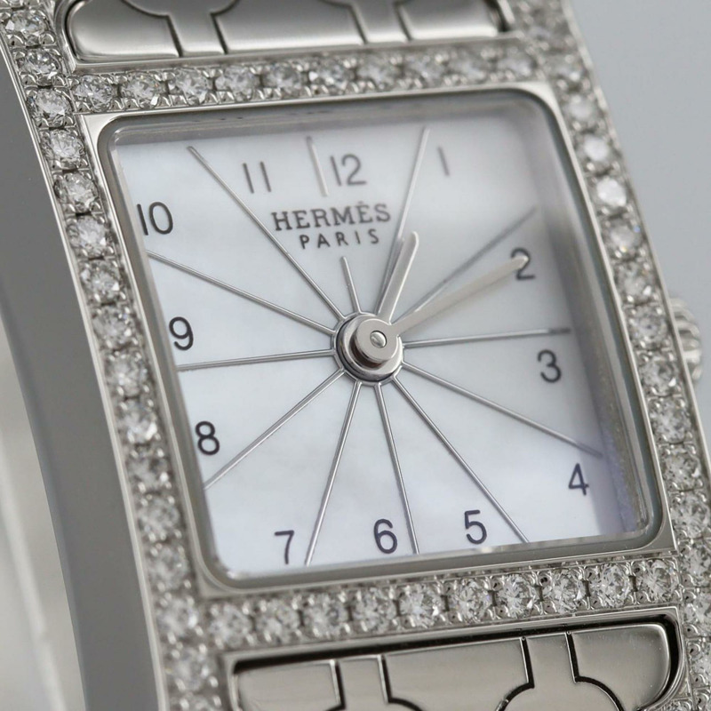 愛馬仕 H Watch D HH1.130 SS 石英腕錶-6