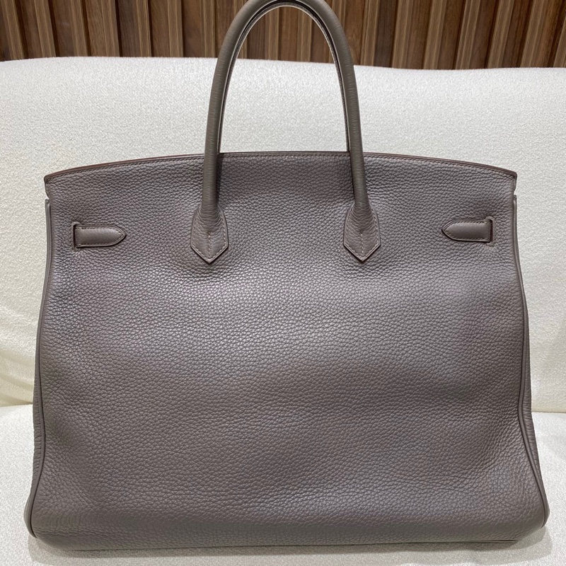 Birkin 40 8F Etain Togo 皮銀扣-1