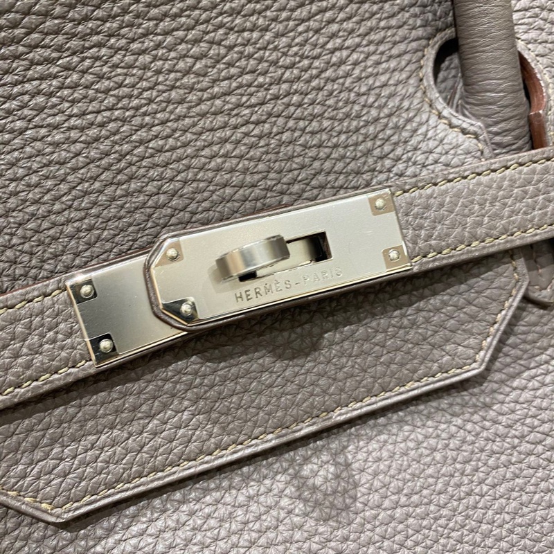 Birkin 40 8F Etain Togo 皮銀扣-4