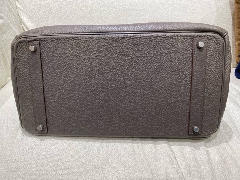 Birkin 40 8F Etain Togo 皮銀扣-5