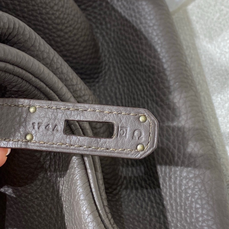 Birkin 40 8F Etain Togo 皮銀扣-7