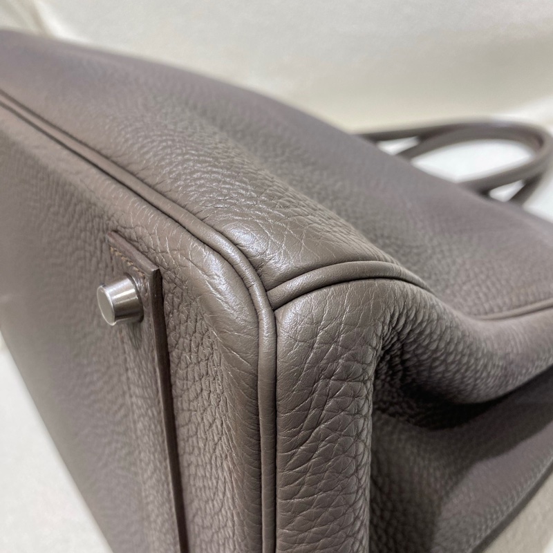 Birkin 40 8F Etain Togo 皮銀扣-12