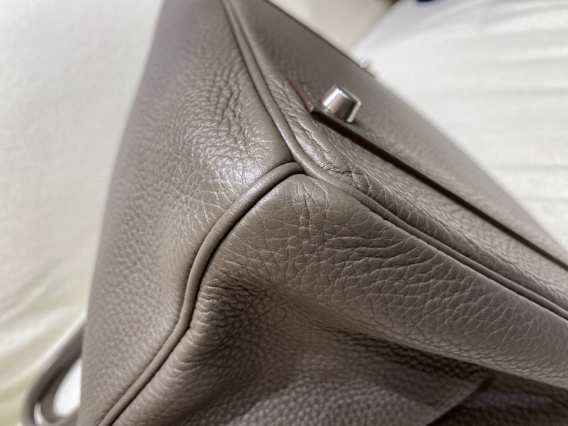 Birkin 40 8F Etain Togo 皮銀扣-15