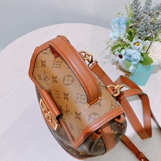 TK1854 LOUIS VUITTON 路易威登老花背包DUPHINE BACKPACK MONOGRAM BROWN X GHW-5