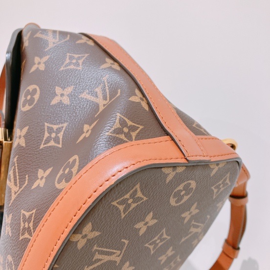 TK1854 LOUIS VUITTON 路易威登老花背包DUPHINE BACKPACK MONOGRAM BROWN X GHW-6
