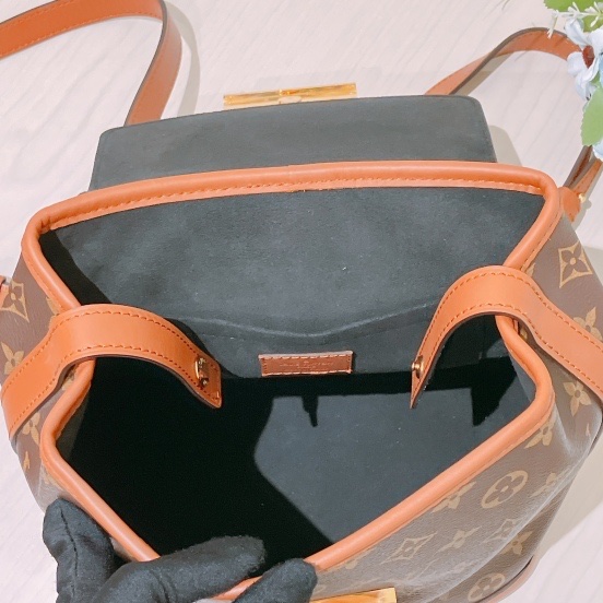 TK1854 LOUIS VUITTON 路易威登老花背包DUPHINE BACKPACK MONOGRAM BROWN X GHW-18