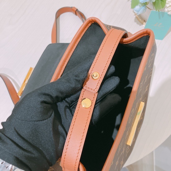 TK1854 LOUIS VUITTON 路易威登老花背包DUPHINE BACKPACK MONOGRAM BROWN X GHW-20
