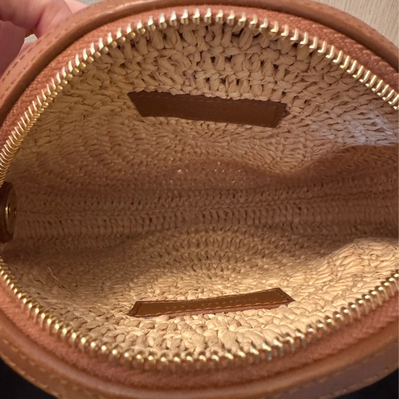 (Full set 全套, unused 未使用品) YSL Saint Laurent Mini Bag Nolita Crossbody Bag 拉菲草皮革斜孭袋-9