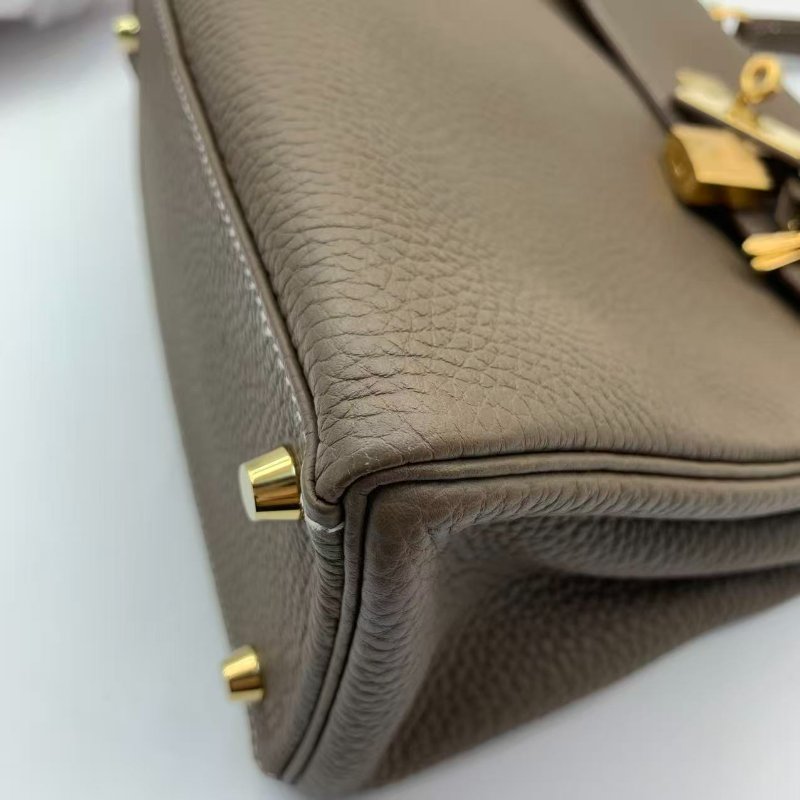 Hermes Kelly 28 II 大象灰金扣Y stamp-10