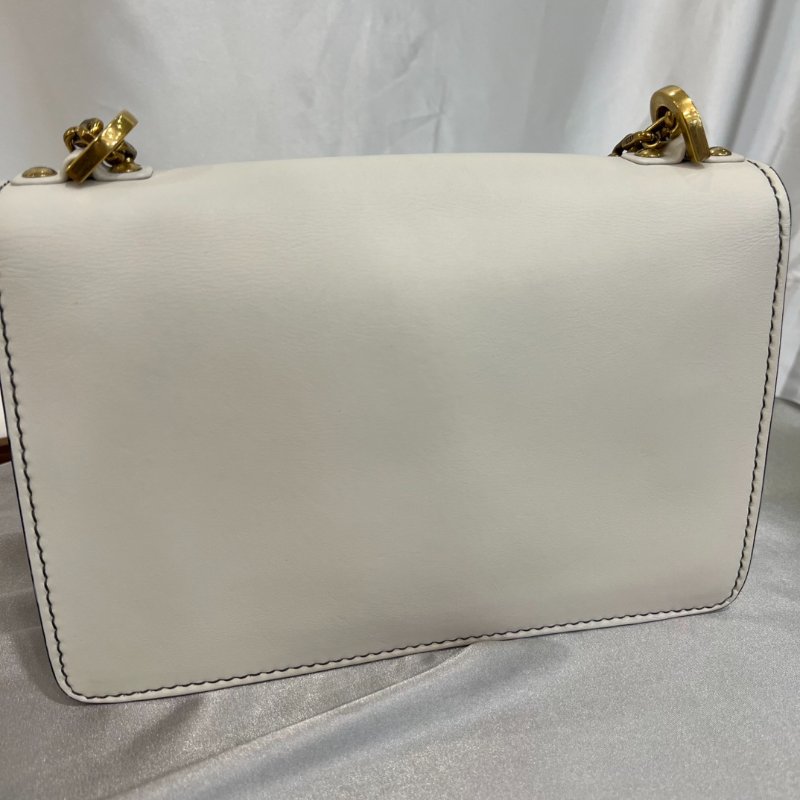 DIOR 白皮革Jadior鍊條包-1