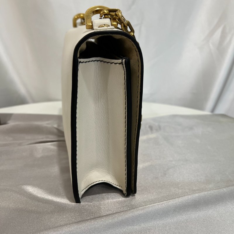 DIOR 白皮革Jadior鍊條包-3