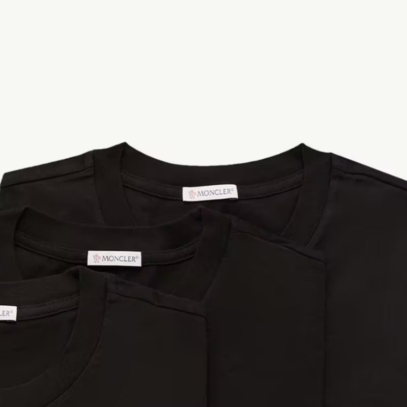 🚨 雙11最後倒數・今晚錯過等明年【MONCLER-盟可睞】爆款經典小LOGO圓領設計T恤 (下單前須先私訊)-3