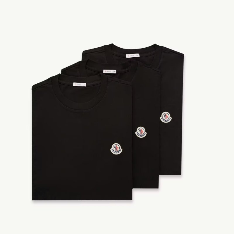 🚨 雙11最後倒數・今晚錯過等明年【MONCLER-盟可睞】爆款經典小LOGO圓領設計T恤 (下單前須先私訊)-4