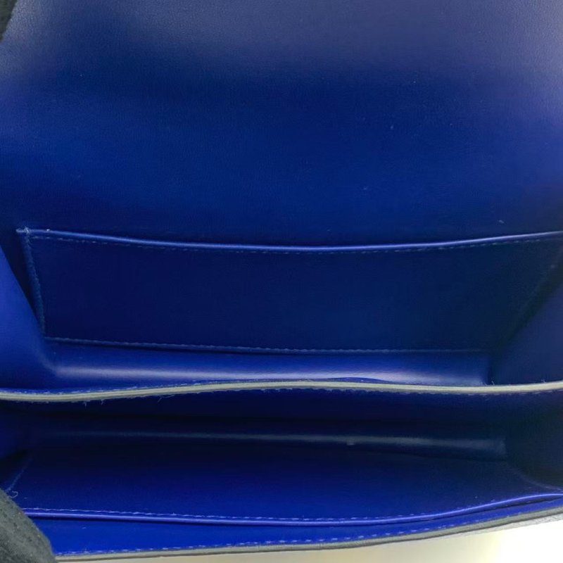 Hermes mini Constance III 山羊皮 7T 電光藍-7