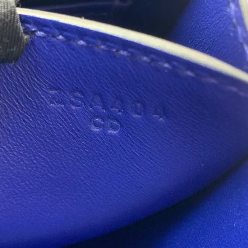 Hermes mini Constance III 山羊皮 7T 電光藍-8