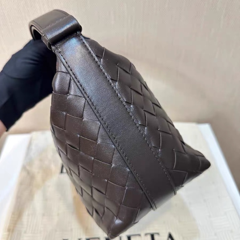 爆款!Bottega Veneta BV 飯盒編織包 Candy Wallace intrecciato 深咖色-4