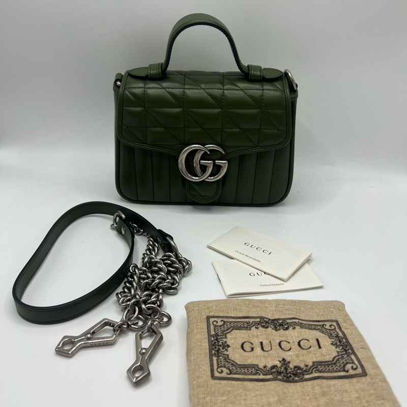 Gucci GG Marmont马蒙特手提单肩包-0