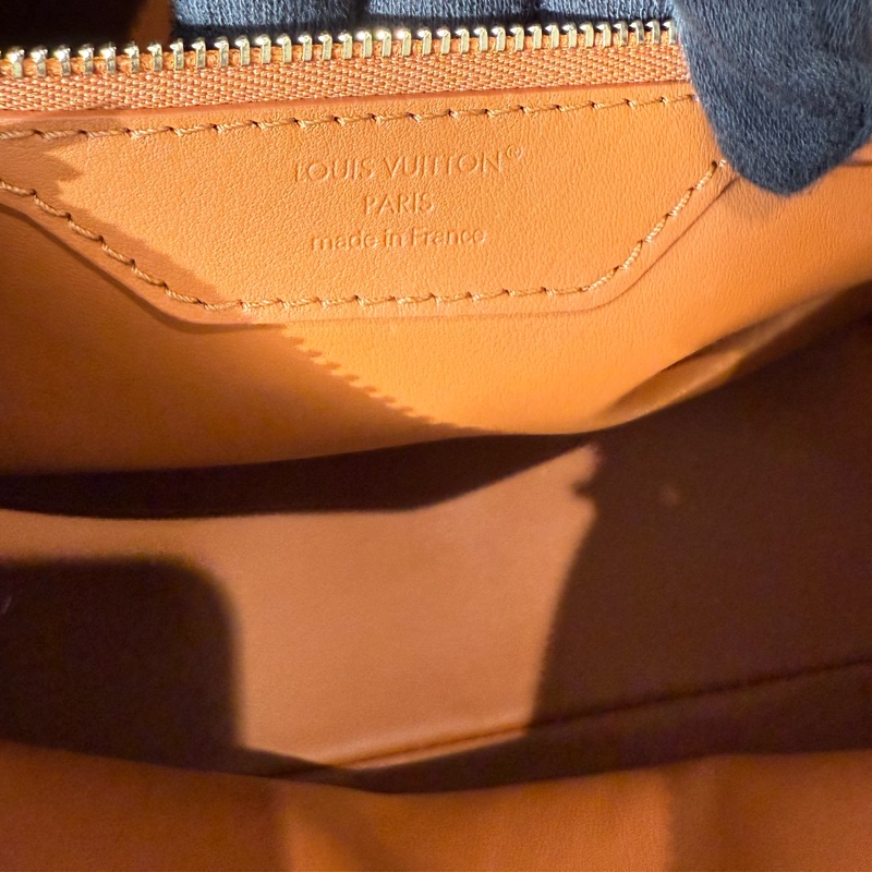 LV 老花鴕鳥皮Speedy Soft 30 Boho-13