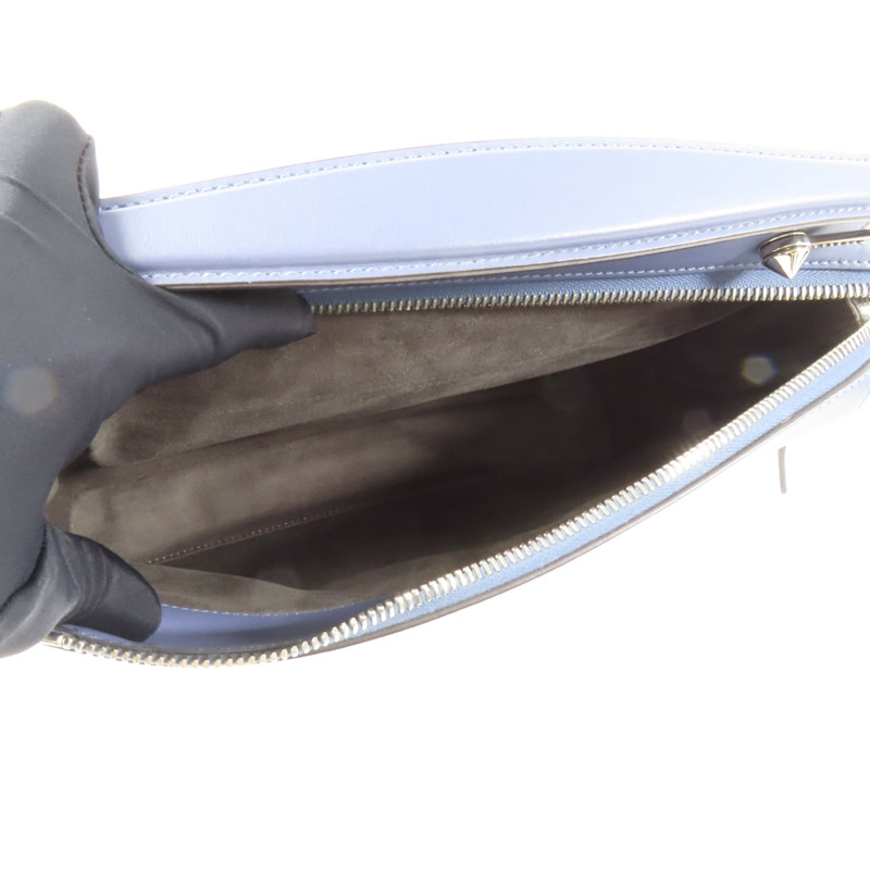 FENDI 牛皮皮革Dotcom銀扣手挽肩背兩用袋-5