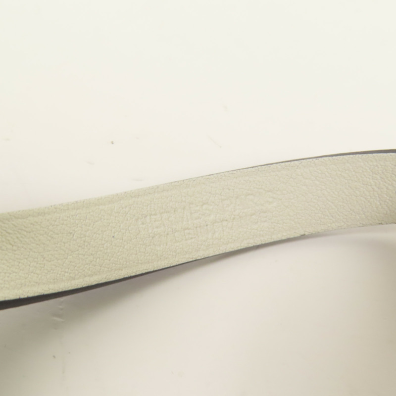 HERMES Swift皮革Medor Infini Double Tour Bracelet金扣手鐲Blue-8