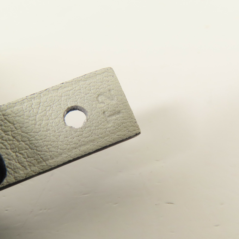 HERMES Swift皮革Medor Infini Double Tour Bracelet金扣手鐲Blue-9