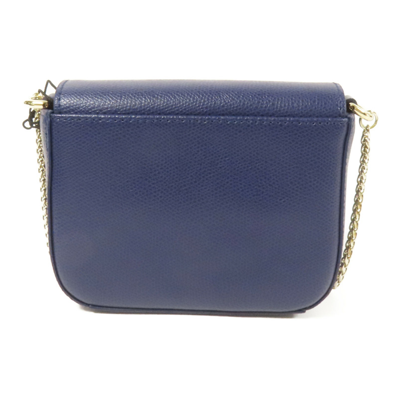 Furla 牛皮皮革Chain Shoulder金扣鏈帶肩背袋-1