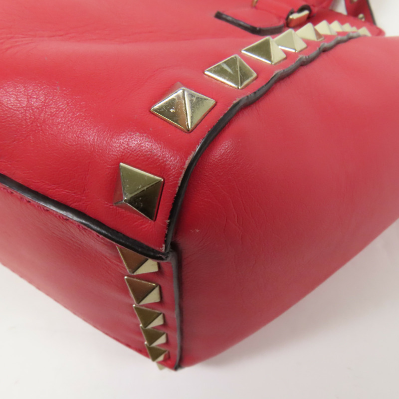 Valentino 牛皮皮革2way Shoulder Bag金扣手挽肩背兩用袋-15