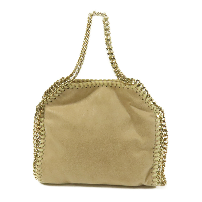 Stella McCartney 聚酯纖維Chain Bag金扣鏈帶手挽肩背兩用袋-0