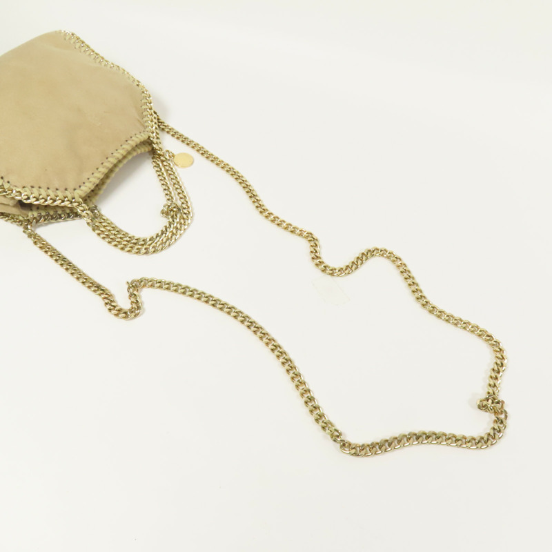 Stella McCartney 聚酯纖維Chain Bag金扣鏈帶手挽肩背兩用袋-4