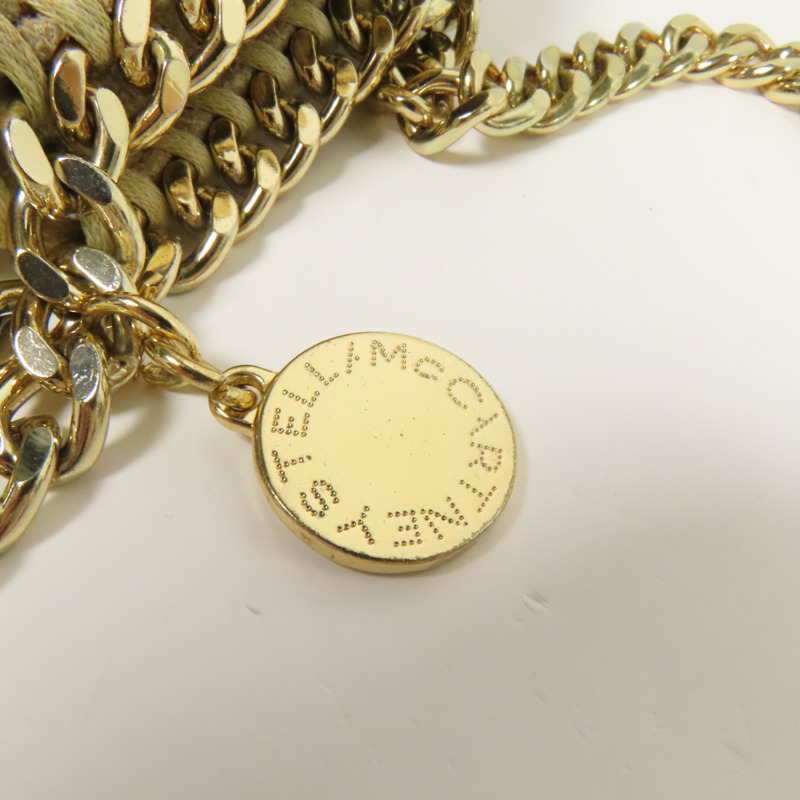Stella McCartney 聚酯纖維Chain Bag金扣鏈帶手挽肩背兩用袋-5