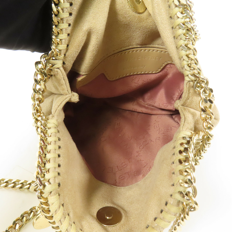 Stella McCartney 聚酯纖維Chain Bag金扣鏈帶手挽肩背兩用袋-6