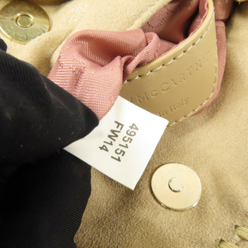 Stella McCartney 聚酯纖維Chain Bag金扣鏈帶手挽肩背兩用袋-8