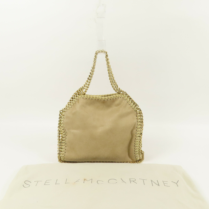 Stella McCartney 聚酯纖維Chain Bag金扣鏈帶手挽肩背兩用袋-9