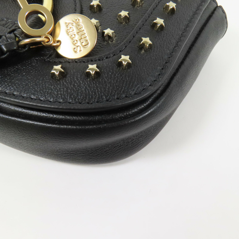 SEE BY CHLOE 牛皮皮革Shoulder Bag金扣肩背袋-11