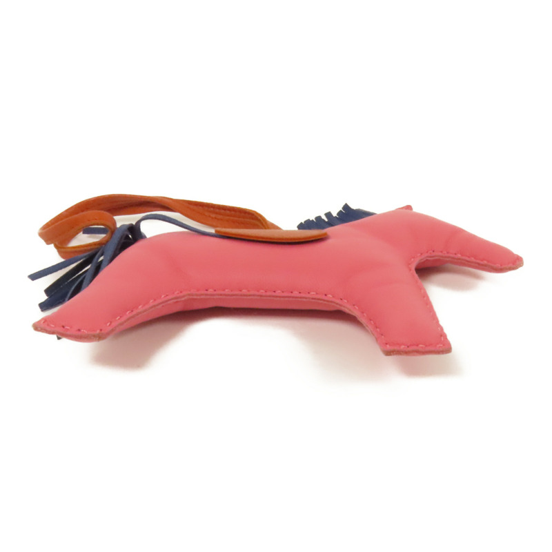 HERMES Milo皮革Rodeo GM掛飾Rose Azalee-3