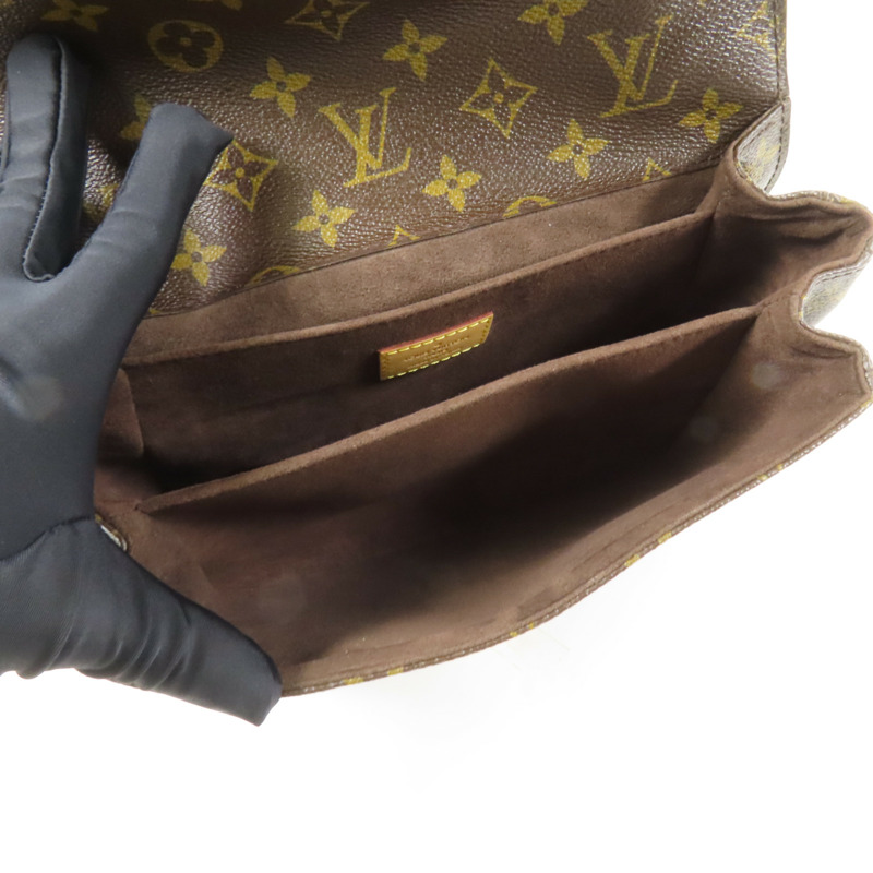 LOUIS VUITTON Monogram Pochette Metis MM金扣手挽肩背兩用袋-7