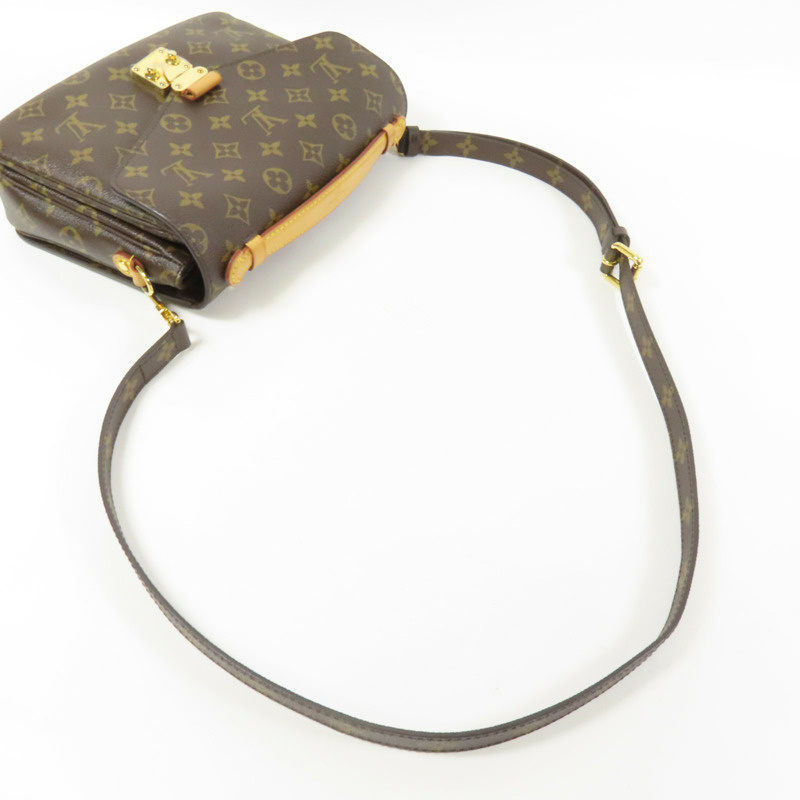 LOUIS VUITTON Monogram Pochette Metis MM金扣手挽肩背兩用袋-11