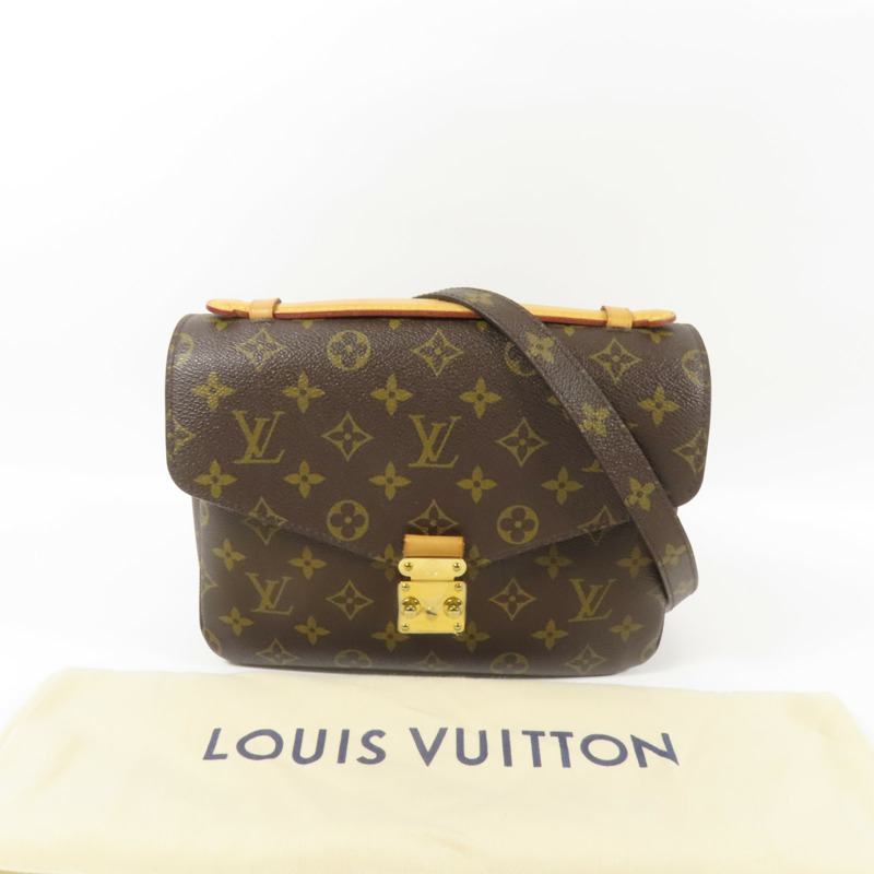 LOUIS VUITTON Monogram Pochette Metis MM金扣手挽肩背兩用袋-12