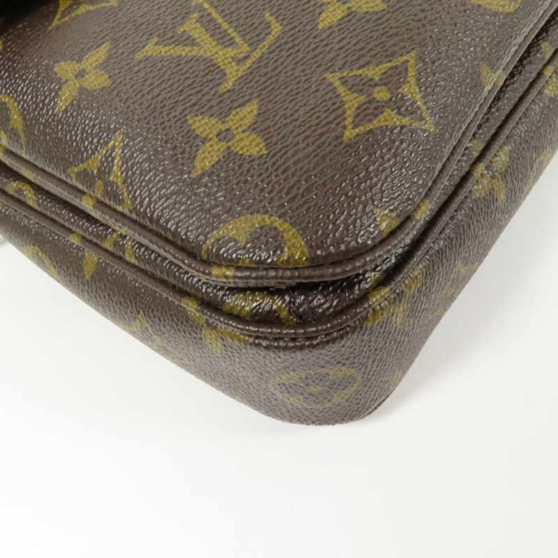 LOUIS VUITTON Monogram Pochette Metis MM金扣手挽肩背兩用袋-13
