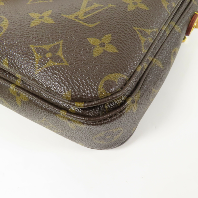 LOUIS VUITTON Monogram Pochette Metis MM金扣手挽肩背兩用袋-14