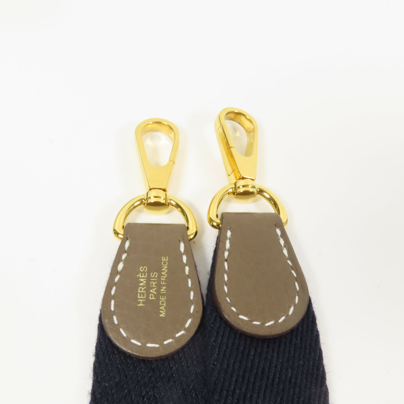 HERMES Clemence皮革Evelyne TPM金扣肩背袋Etoupe-5