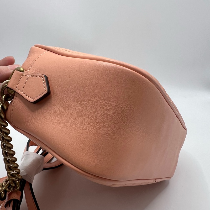 Gucci古驰 马蒙粉色中号相机包-3