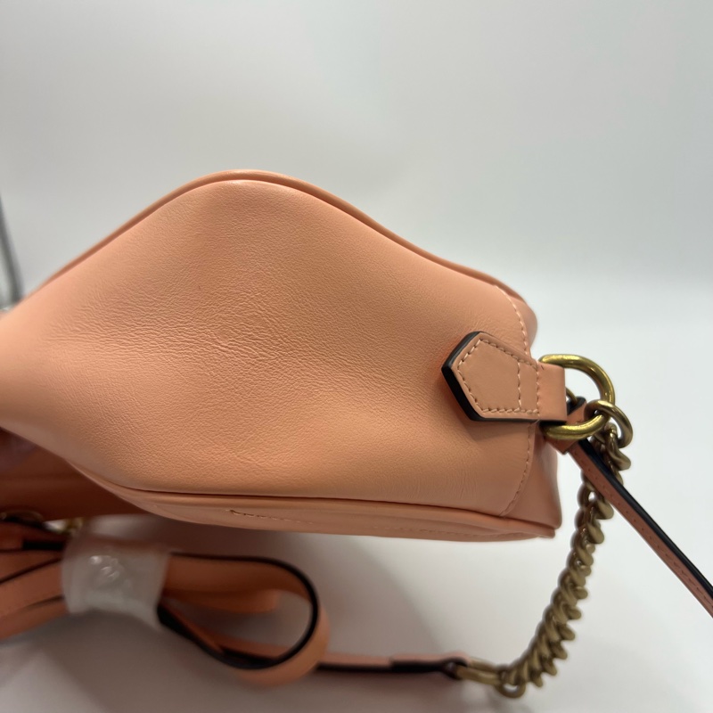 Gucci古驰 马蒙粉色中号相机包-4