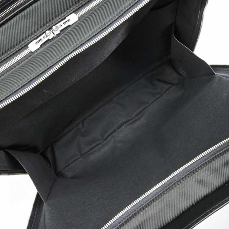 LOUIS VUITTON Taiga Nevsky 單肩包,商務 Ardoise,黑色和苔綠色皮革,M30872-10