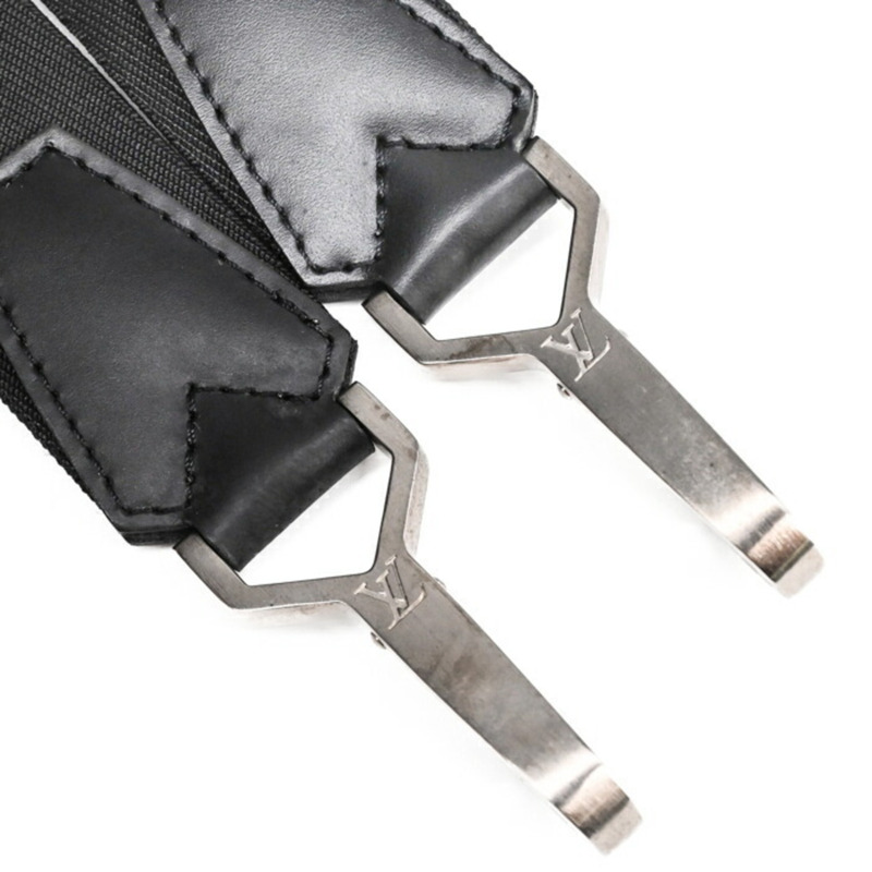 LOUIS VUITTON Taiga Nevsky 單肩包,商務 Ardoise,黑色和苔綠色皮革,M30872-17