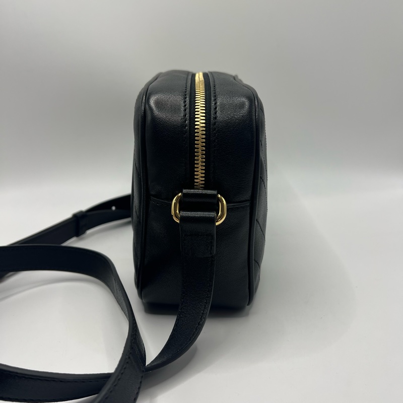 GUCCI古驰 互扣式双G徽标拉链开合流苏相机包-1